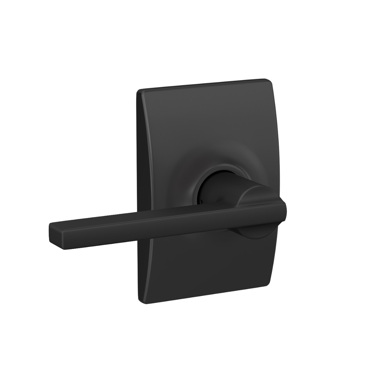 Latitude Lever Hall & Closet Lock with Century Trim