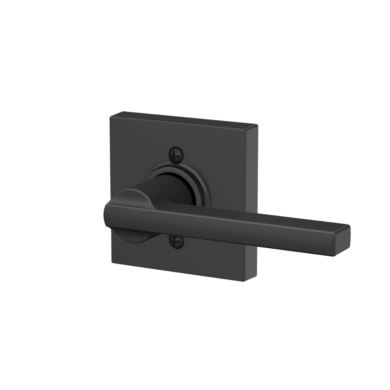 Latitude Lever Hall & Closet Lock with Collins Trim