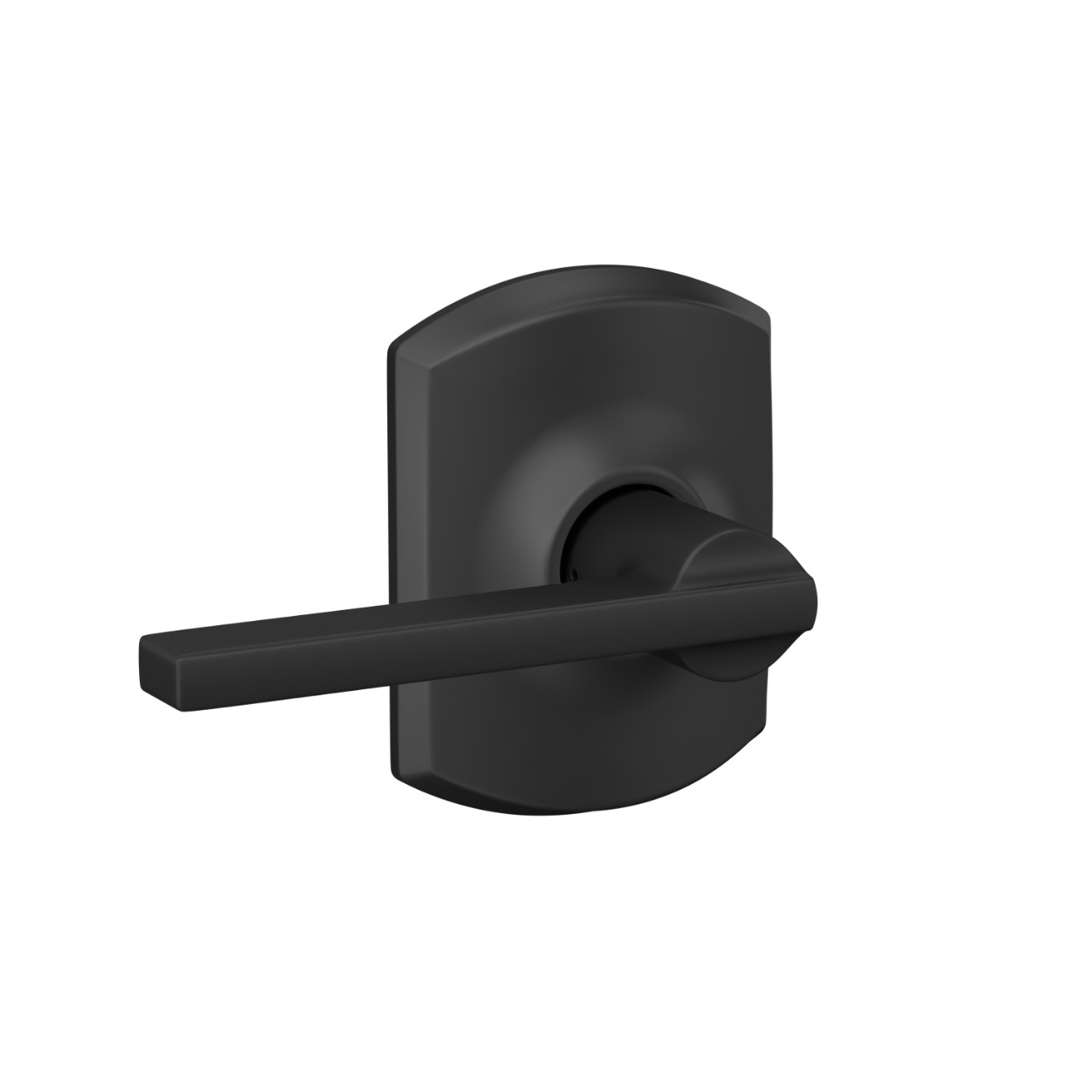 Latitude Lever Hall & Closet Lock with Greenwich Trim