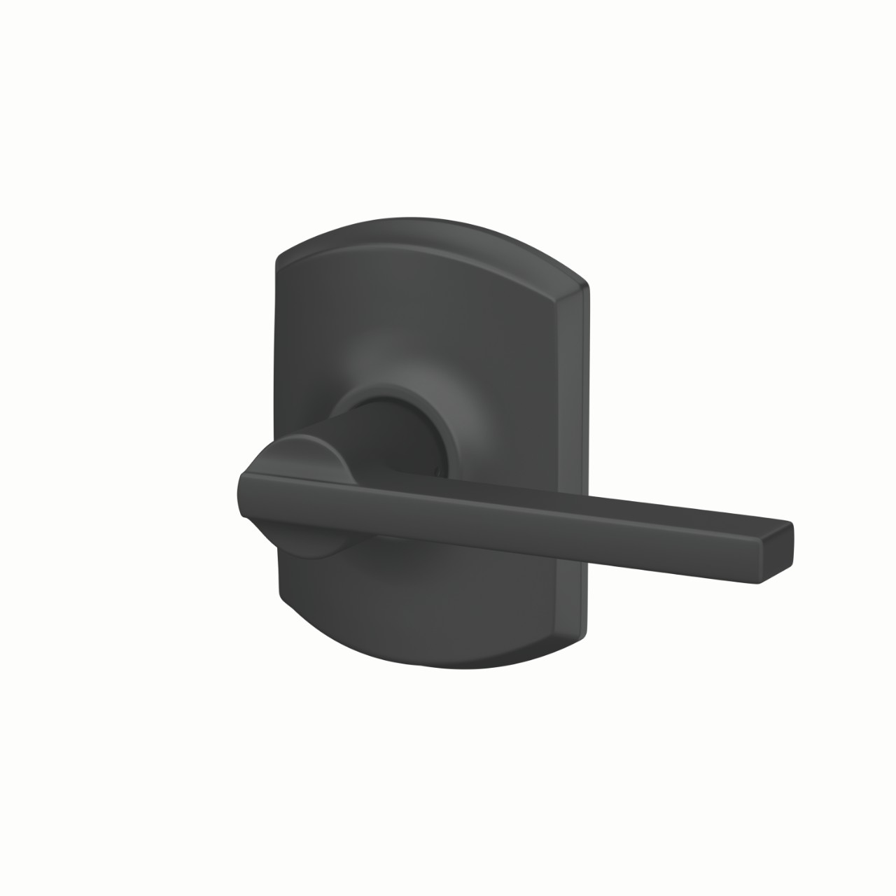 Latitude Lever Hall & Closet Lock with Greenwich Trim