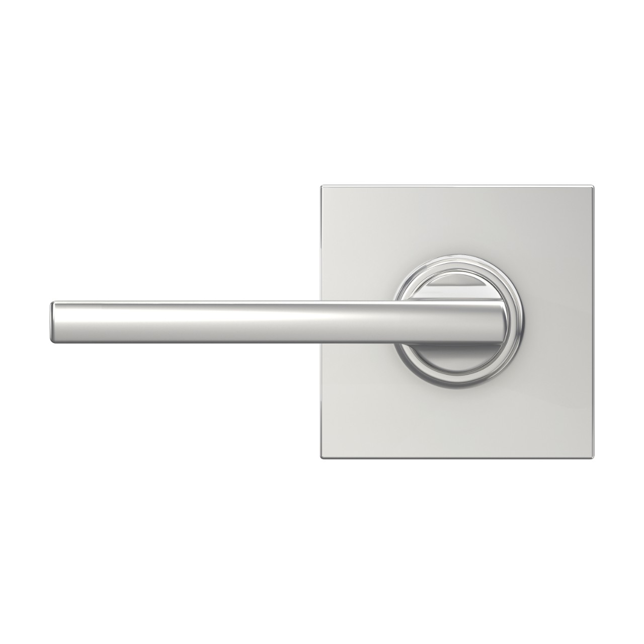 Latitude Lever Hall & Closet Lock with Collins Trim