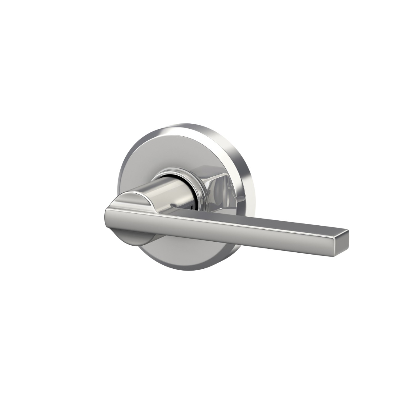 Latitude Lever Hall & Closet Lock with Greyson Trim