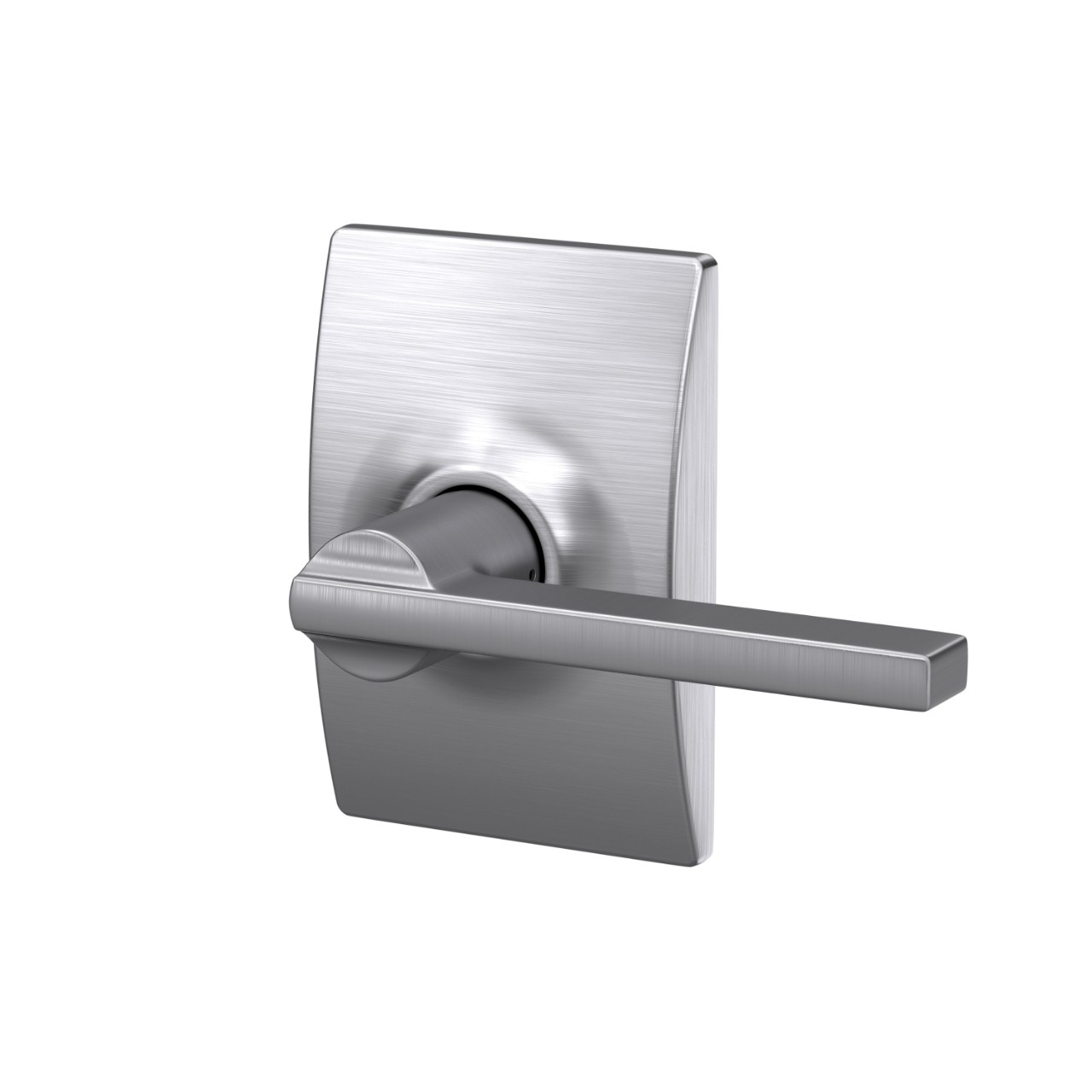 Latitude Lever Hall & Closet Lock with Century Trim