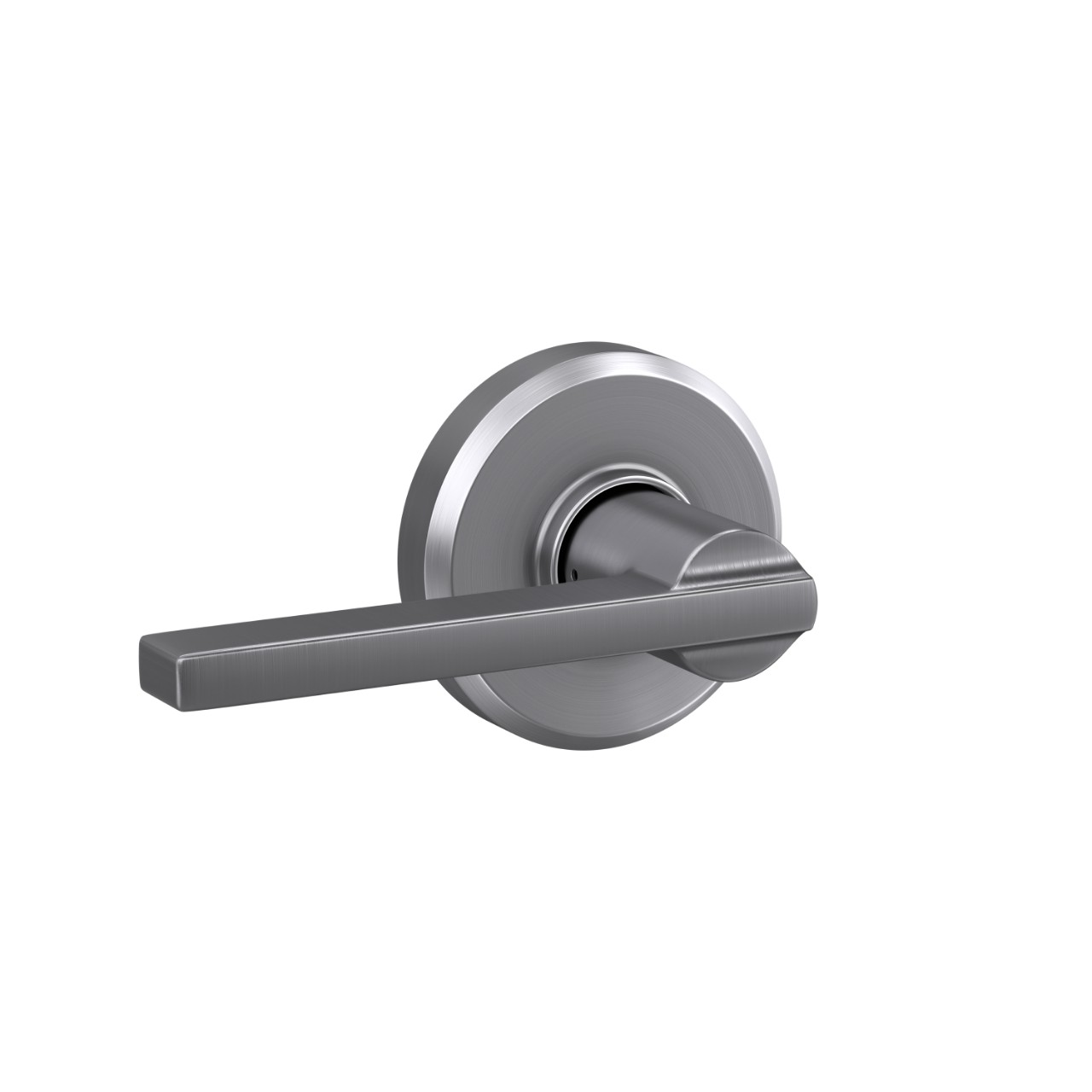 Latitude Lever Hall & Closet Lock with Greyson Trim