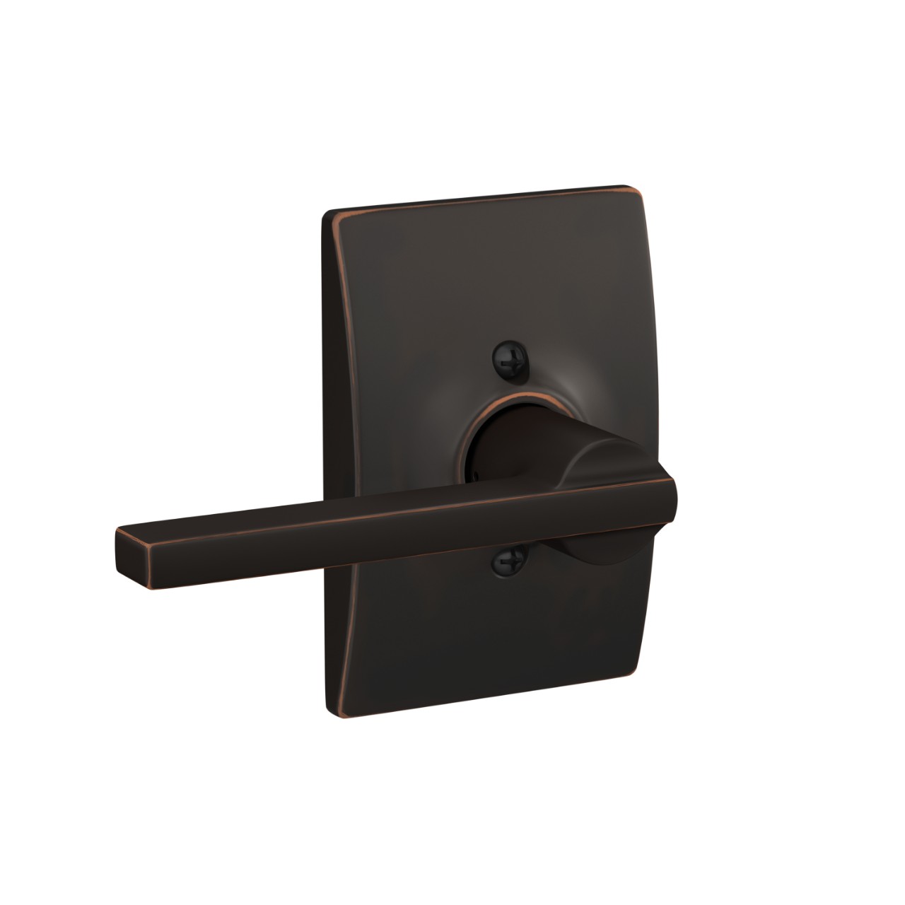 Latitude Lever Hall & Closet Lock with Century Trim