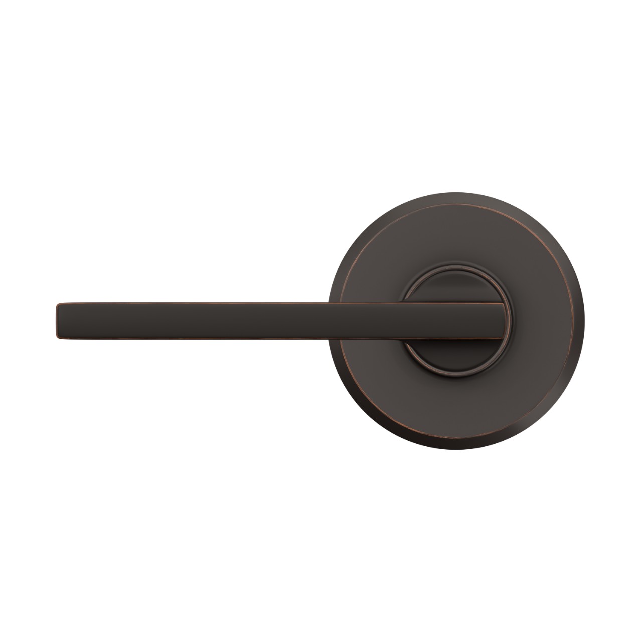 Latitude Lever Hall & Closet Lock with Greyson Trim
