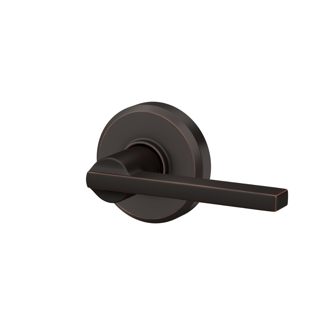 Latitude Lever Hall & Closet Lock with Greyson Trim