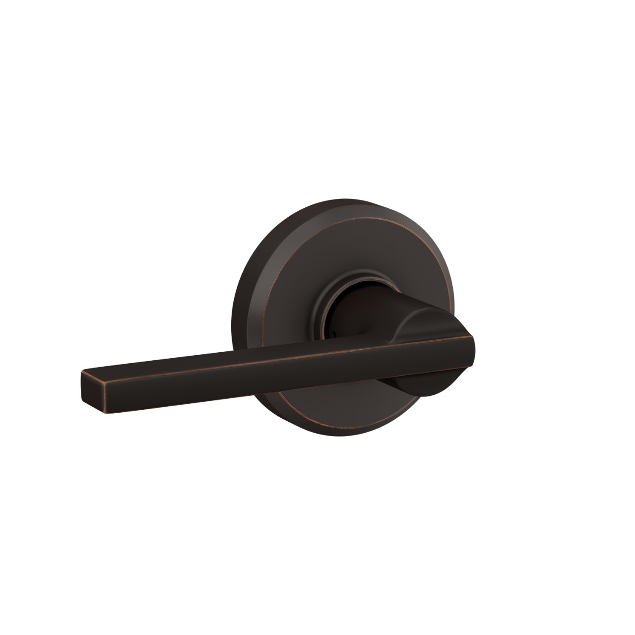 Latitude Lever Hall & Closet Lock with Greyson Trim