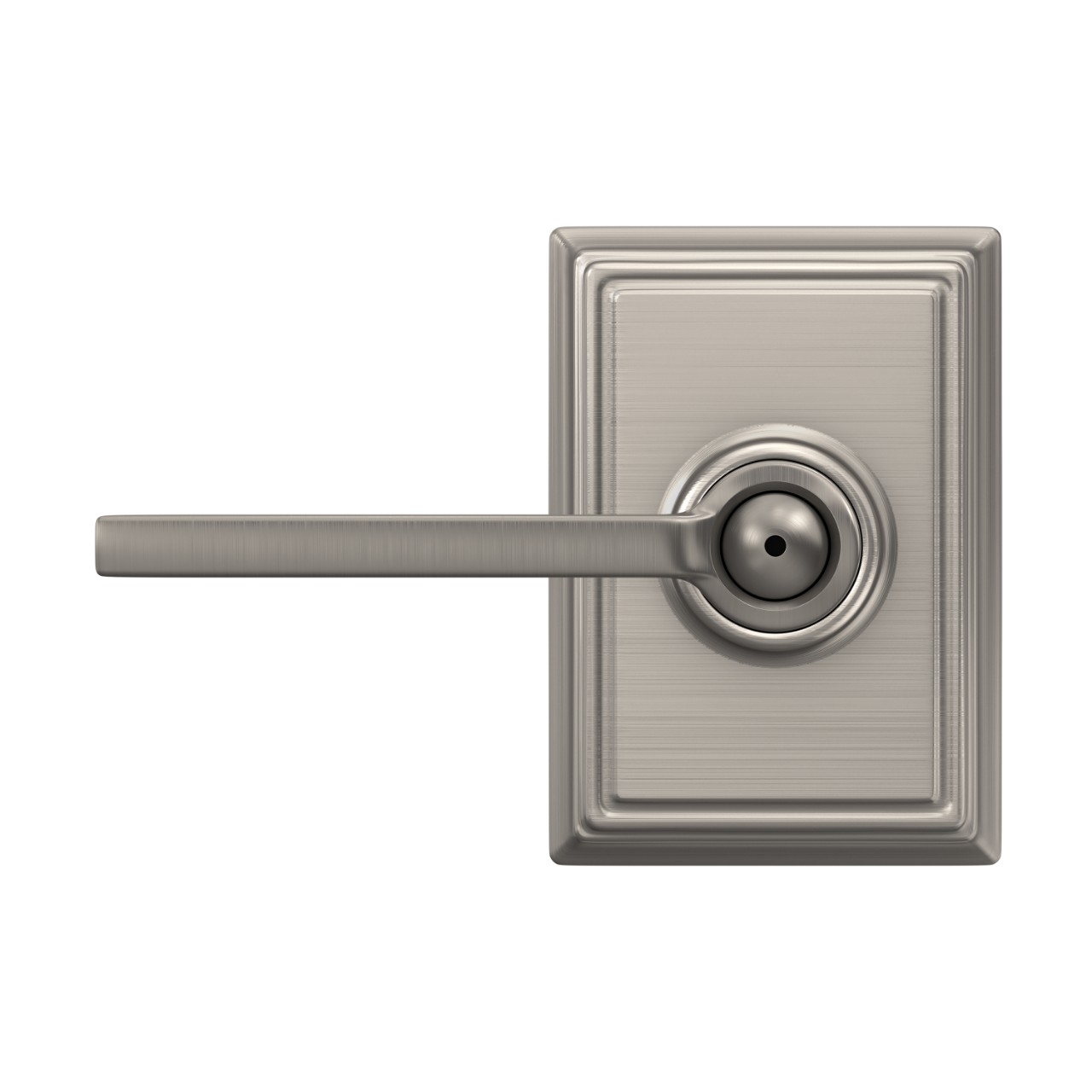 Latitude Lever Bed & Bath Lock with Addison Trim