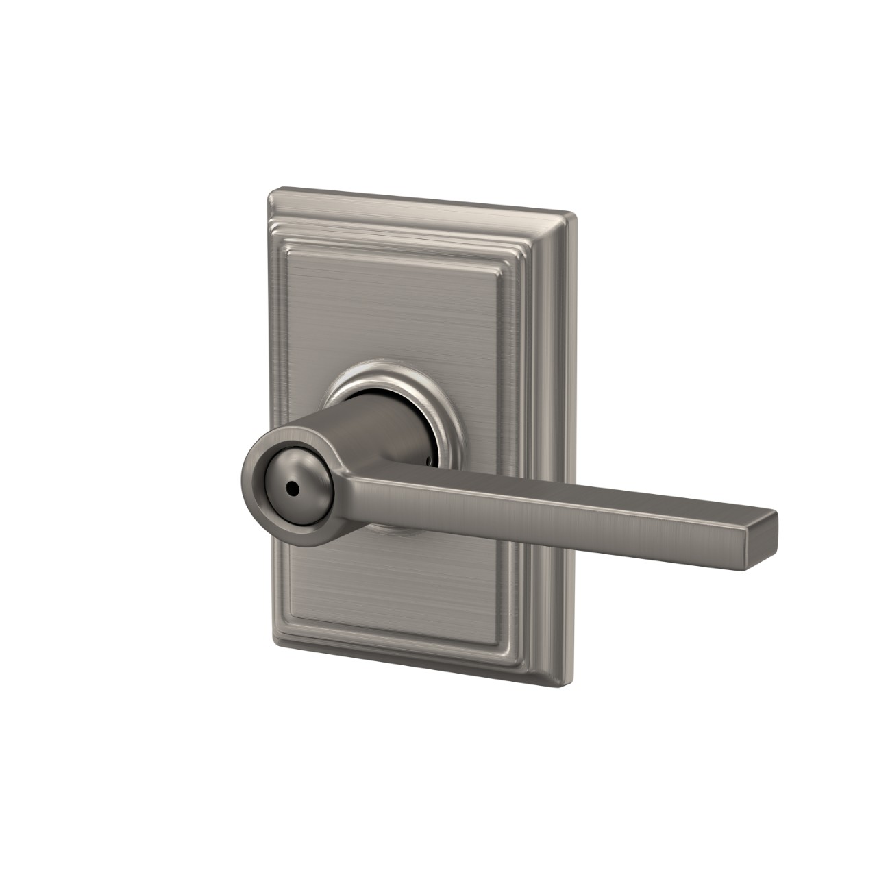 Latitude Lever Bed & Bath Lock with Addison Trim