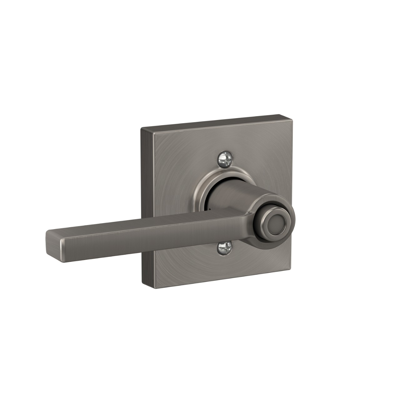 Latitude lever Bed & Bath Lock with Collins Trim