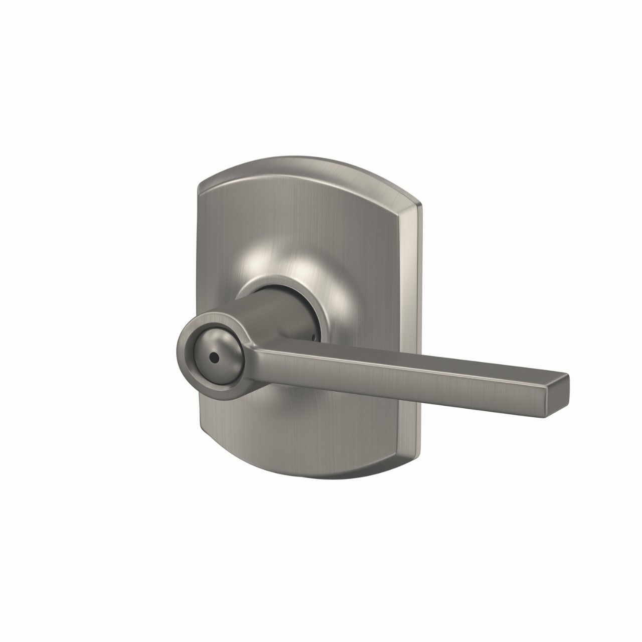 Latitude Lever Bed & Bath Lock with Greenwich Trim