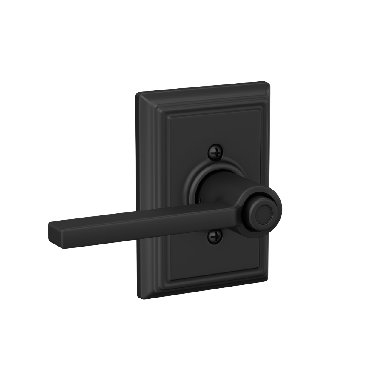 Latitude Lever Bed & Bath Lock with Addison Trim