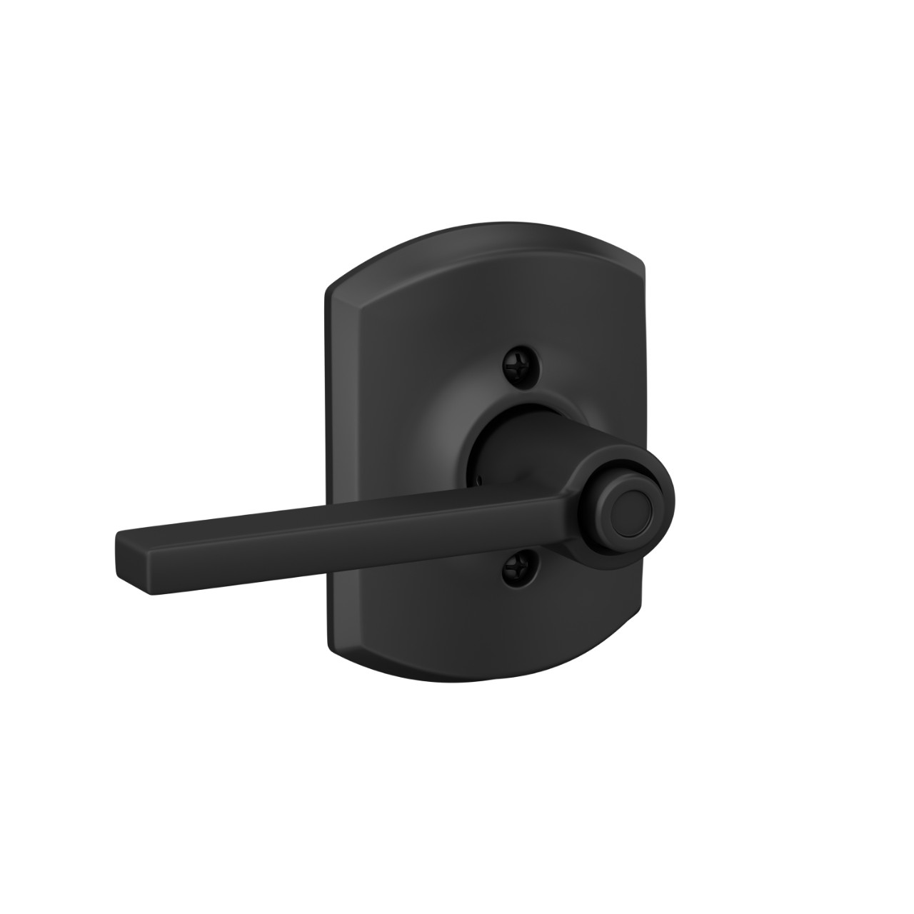 Latitude Lever Bed & Bath Lock with Greenwich Trim