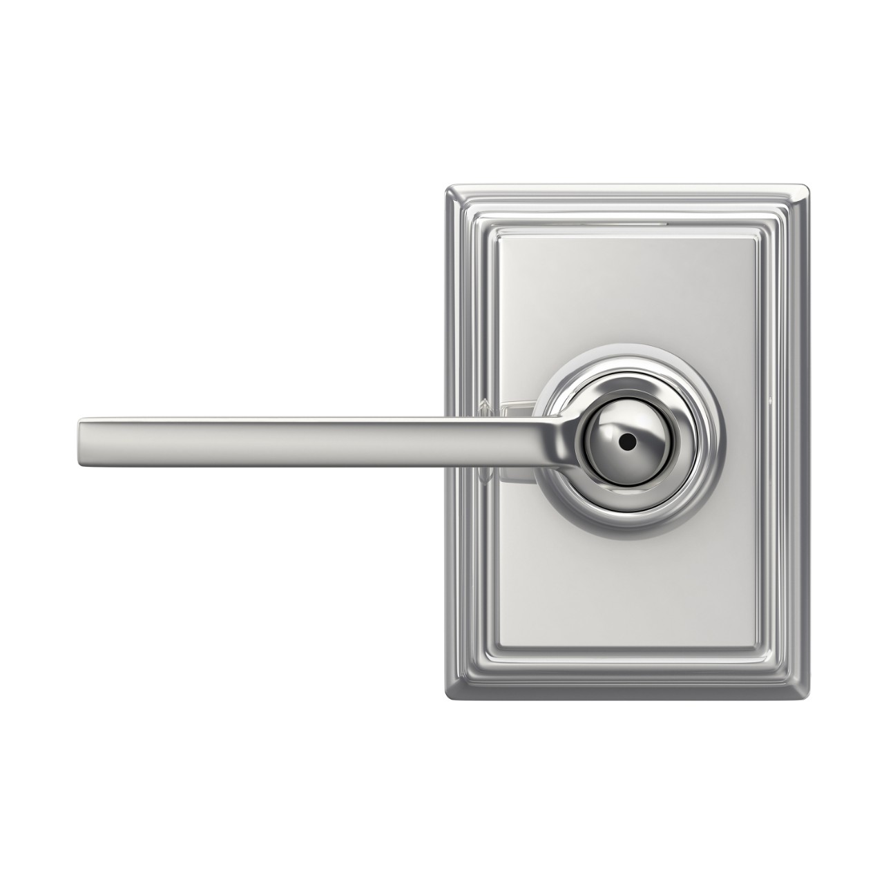 Latitude Lever Bed & Bath Lock with Addison Trim