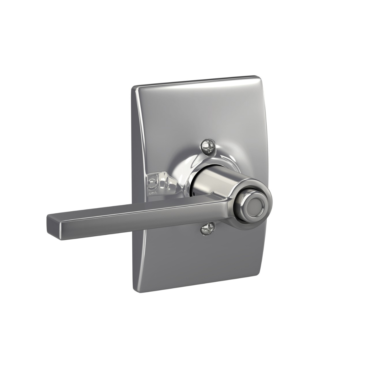 Latitude Lever Bed & Bath Lock with Century Trim