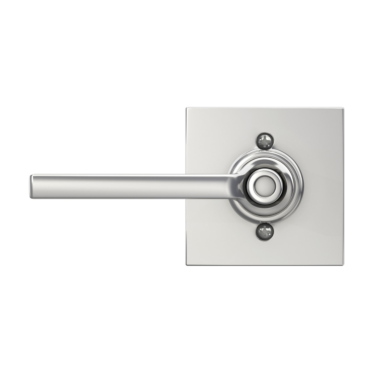 Latitude lever Bed & Bath Lock with Collins Trim