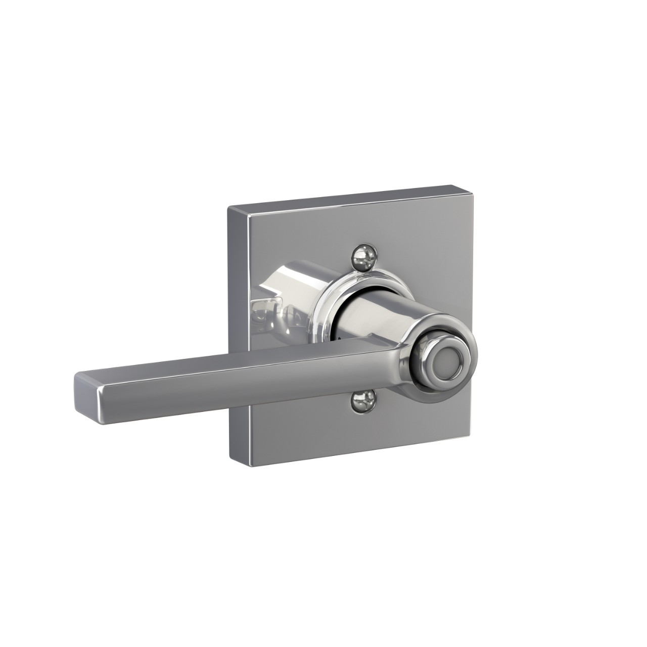 Latitude lever Bed & Bath Lock with Collins Trim