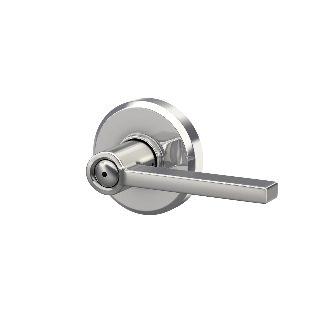 Latitude Lever Bed & Bath Lock with Greyson Trim