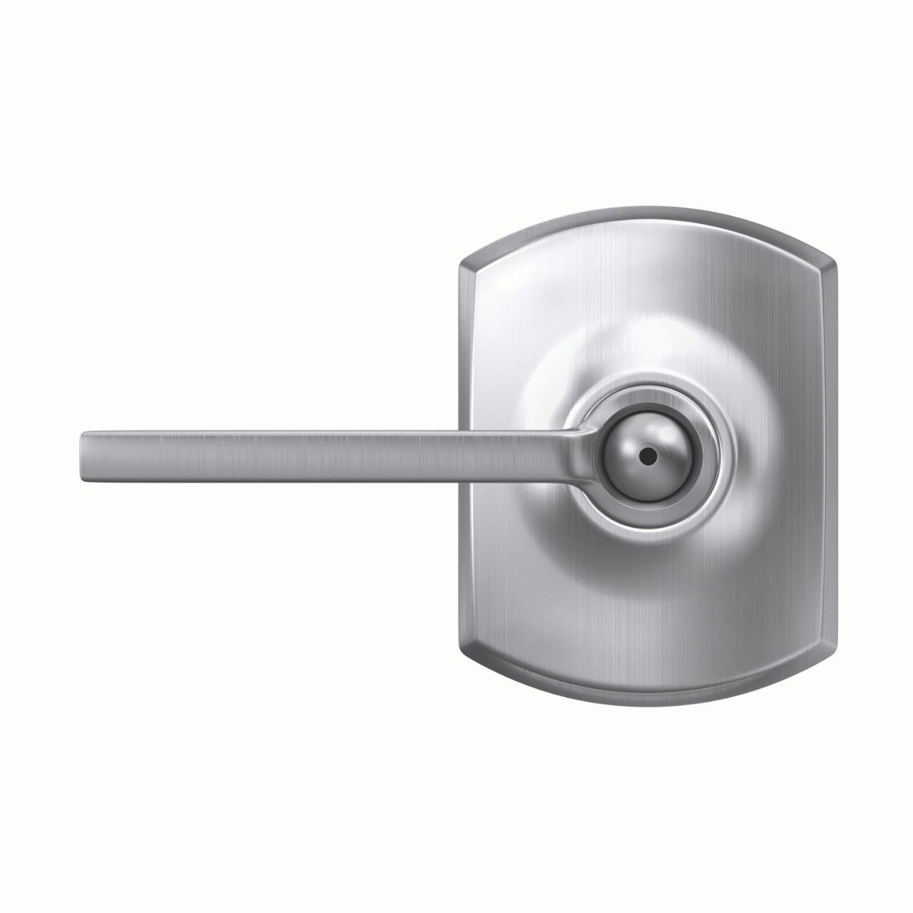 Latitude Lever Bed & Bath Lock with Greenwich Trim