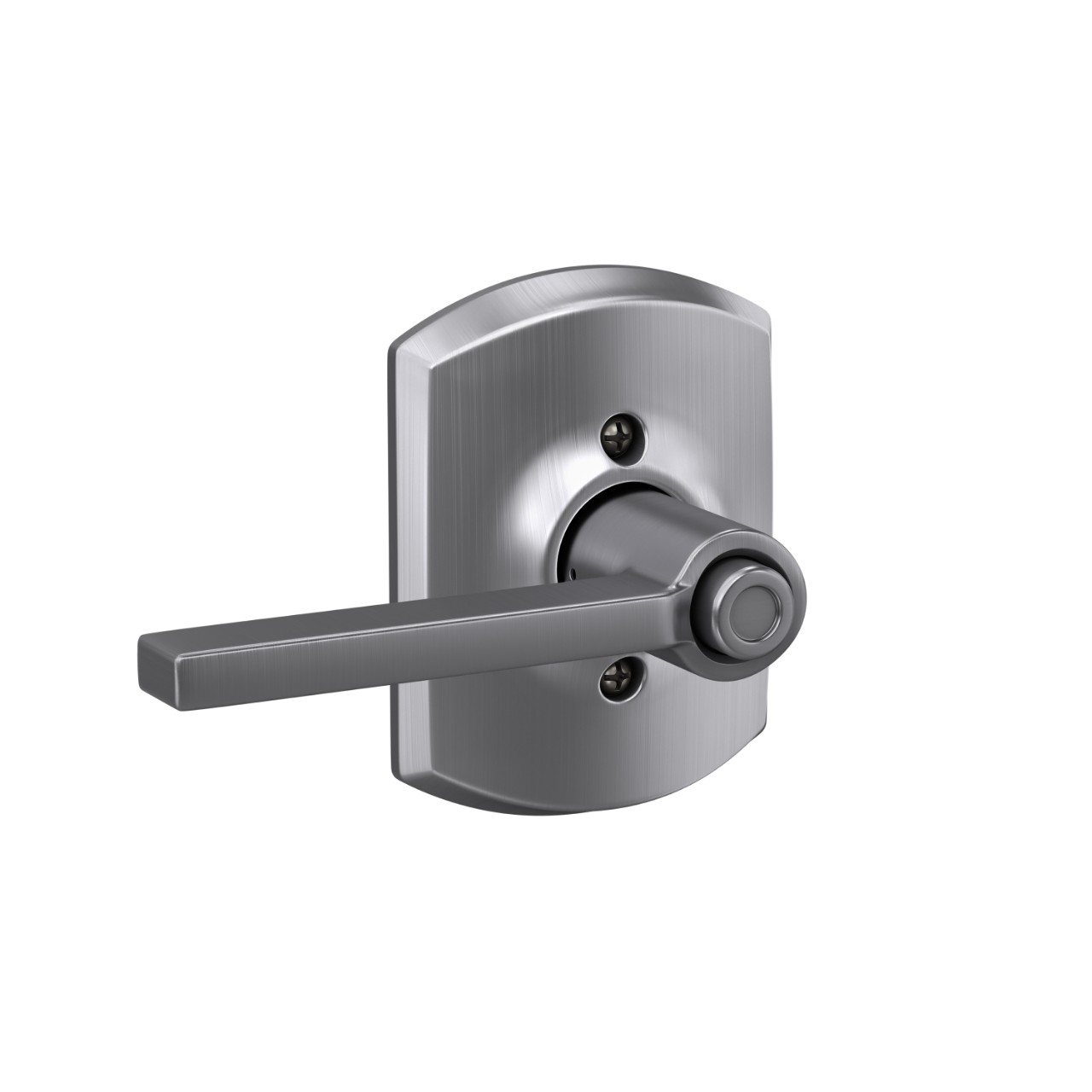 Latitude Lever Bed & Bath Lock with Greenwich Trim