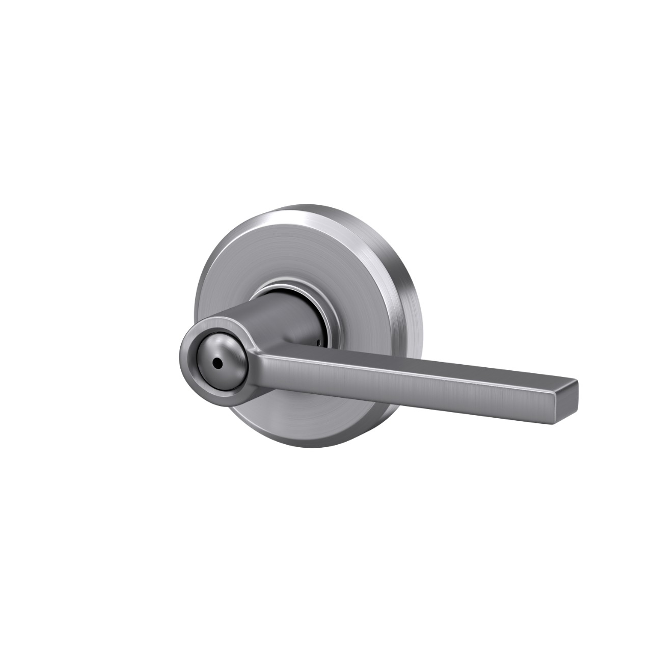 Latitude Lever Bed & Bath Lock with Greyson Trim