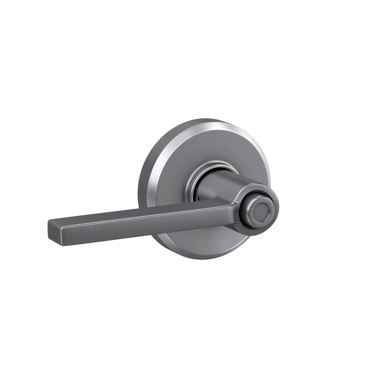 Latitude Lever Bed & Bath Lock with Greyson Trim