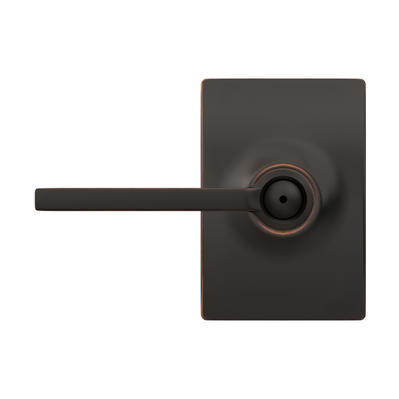 Latitude Lever Bed & Bath Lock with Century Trim