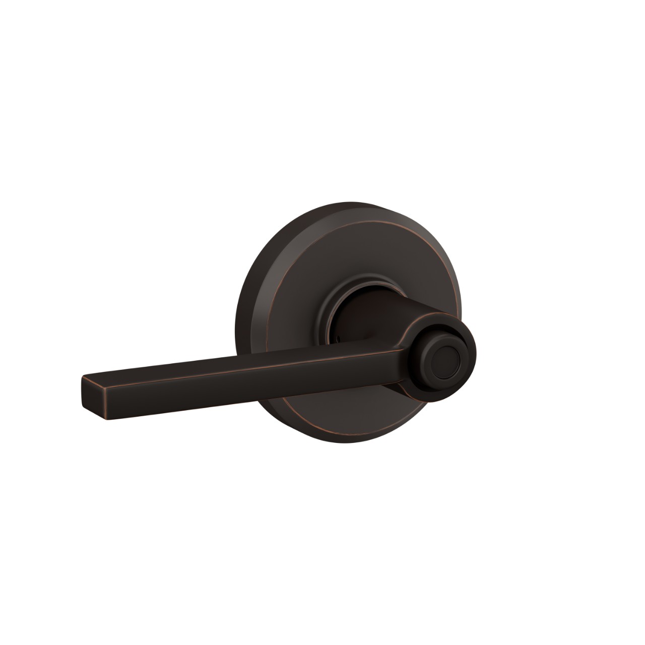 Latitude Lever Bed & Bath Lock with Greyson Trim