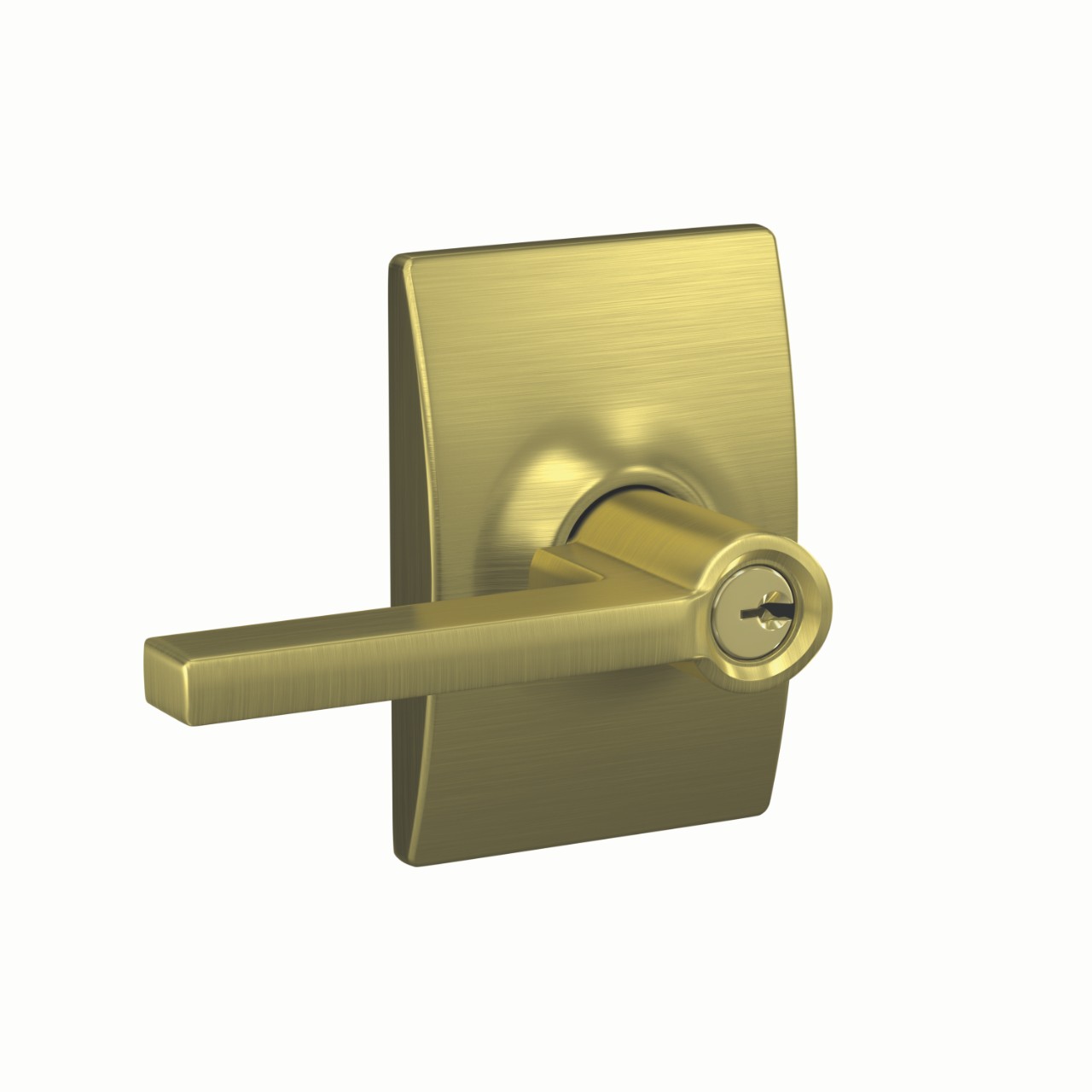 Latitude Lever Keyed Entry Lock with Century Trim