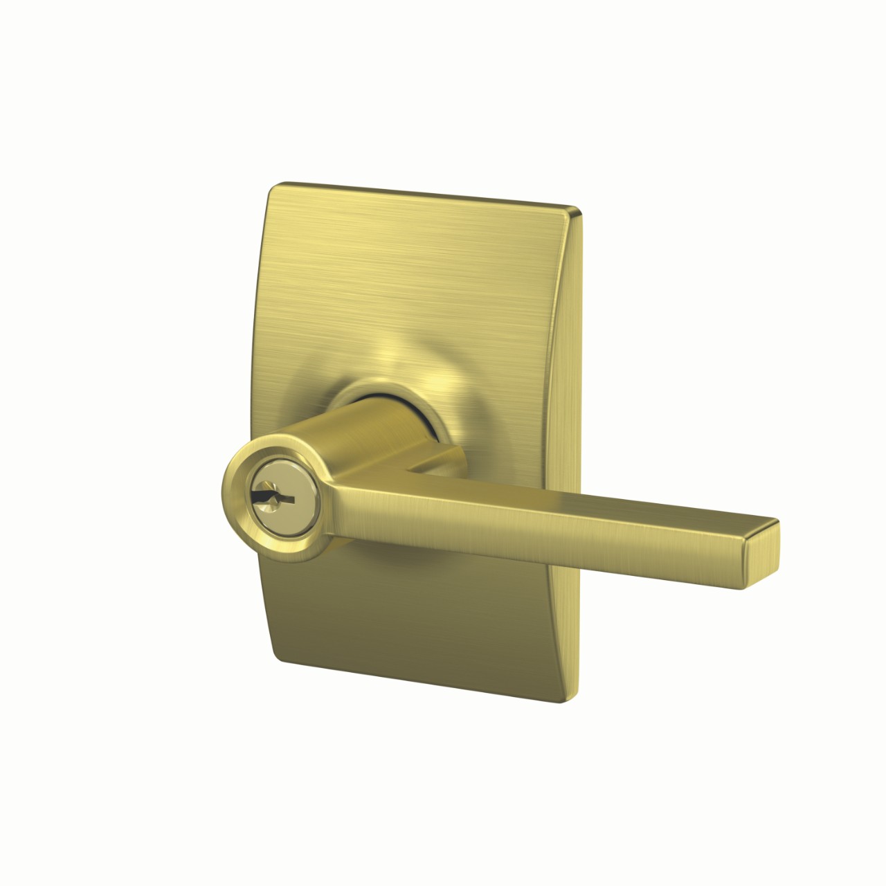Latitude Lever Keyed Entry Lock with Century Trim