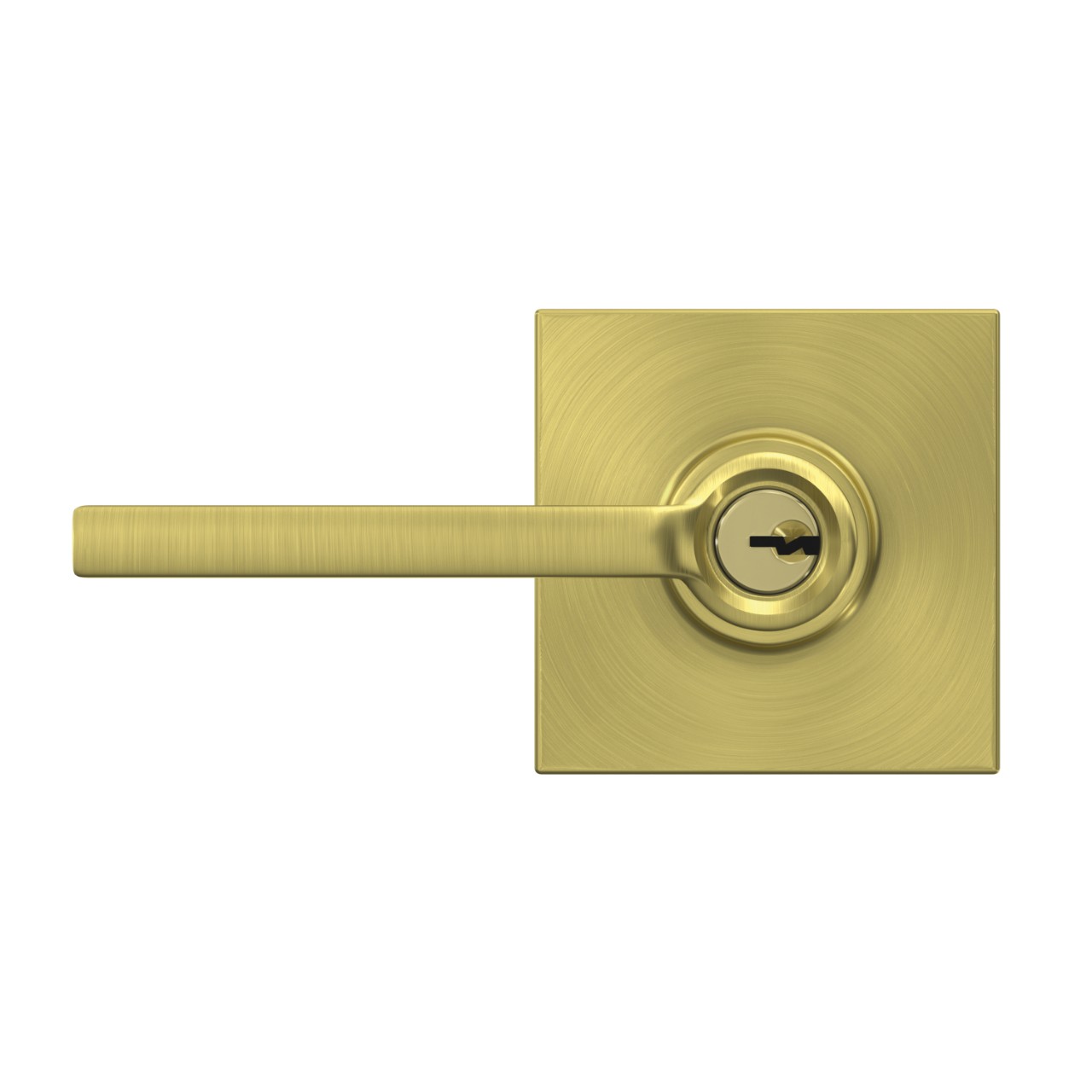 Latitude lever Keyed Entry lock with Collins Trim