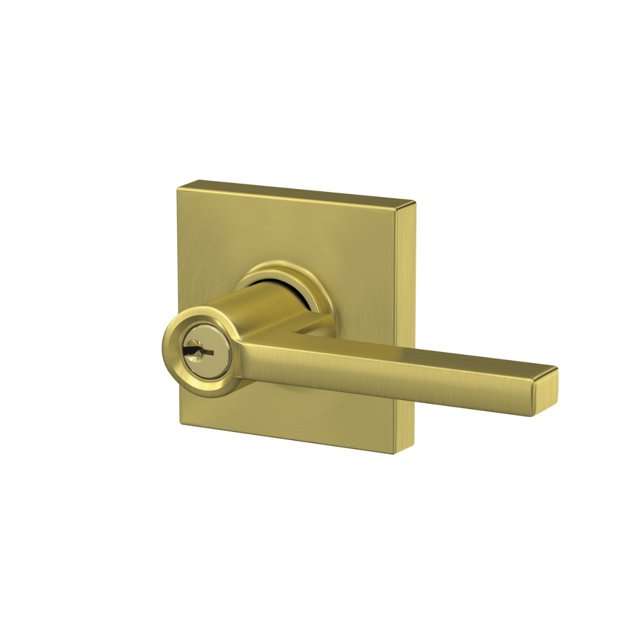 Latitude lever Keyed Entry lock with Collins Trim