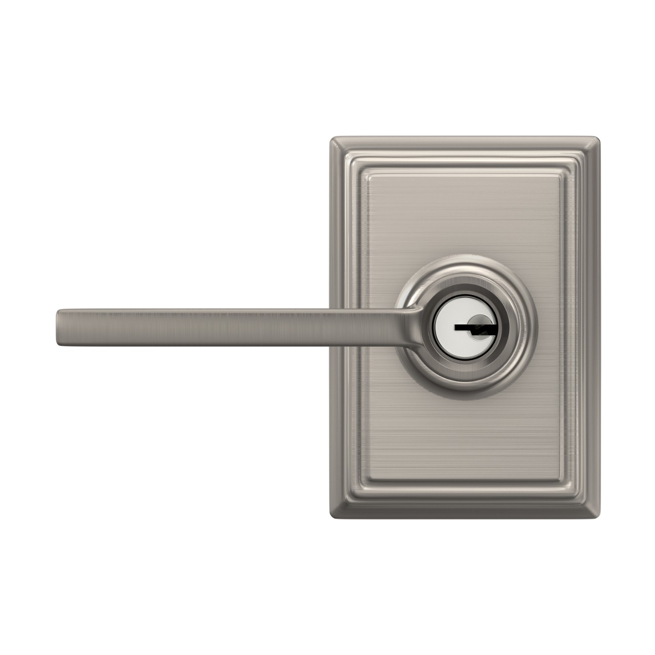 Latitude Lever Keyed Entry Lock with Addison Trim
