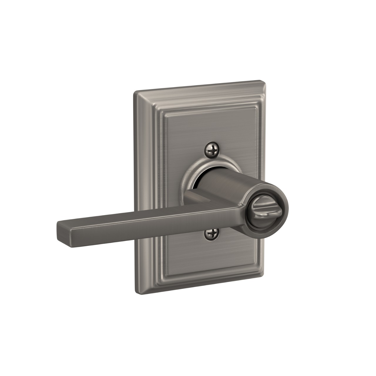 Latitude Lever Keyed Entry Lock with Addison Trim