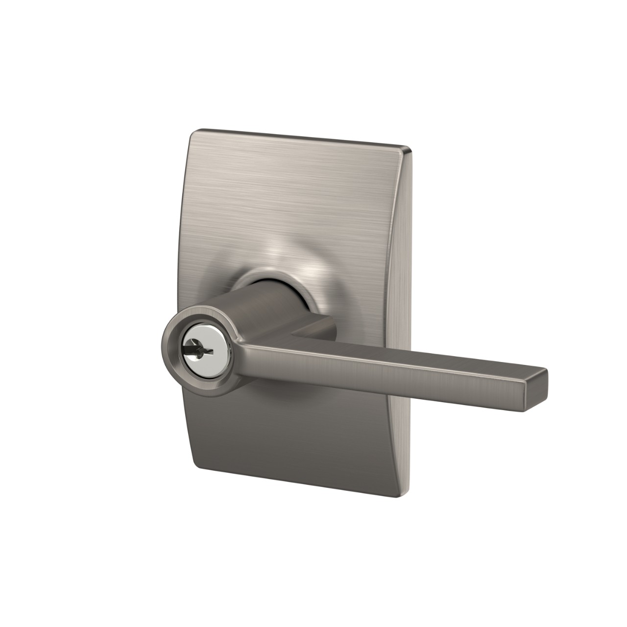 Latitude Lever Keyed Entry Lock with Century Trim