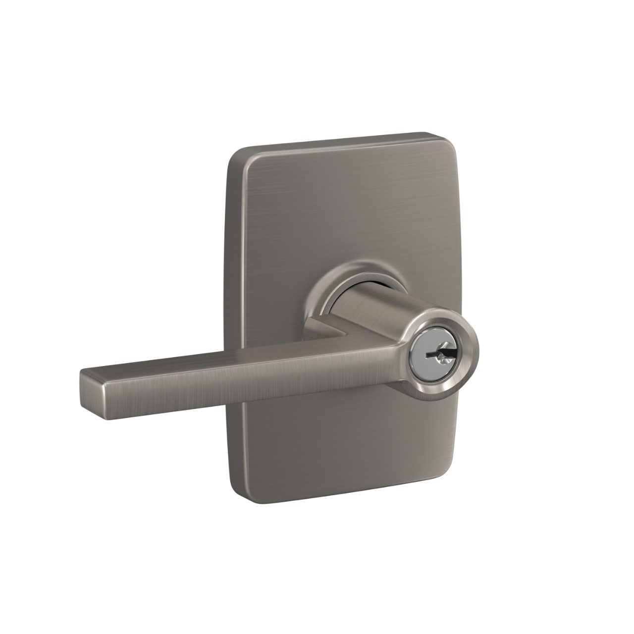 Latitude Lever Keyed Entry Lock with Greene Trim