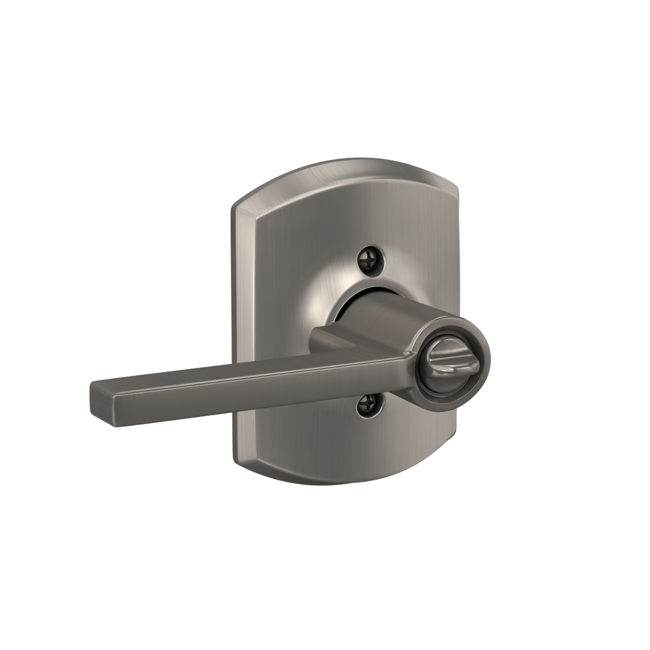 Latitude Lever Keyed Entry Lock with Greenwich Trim