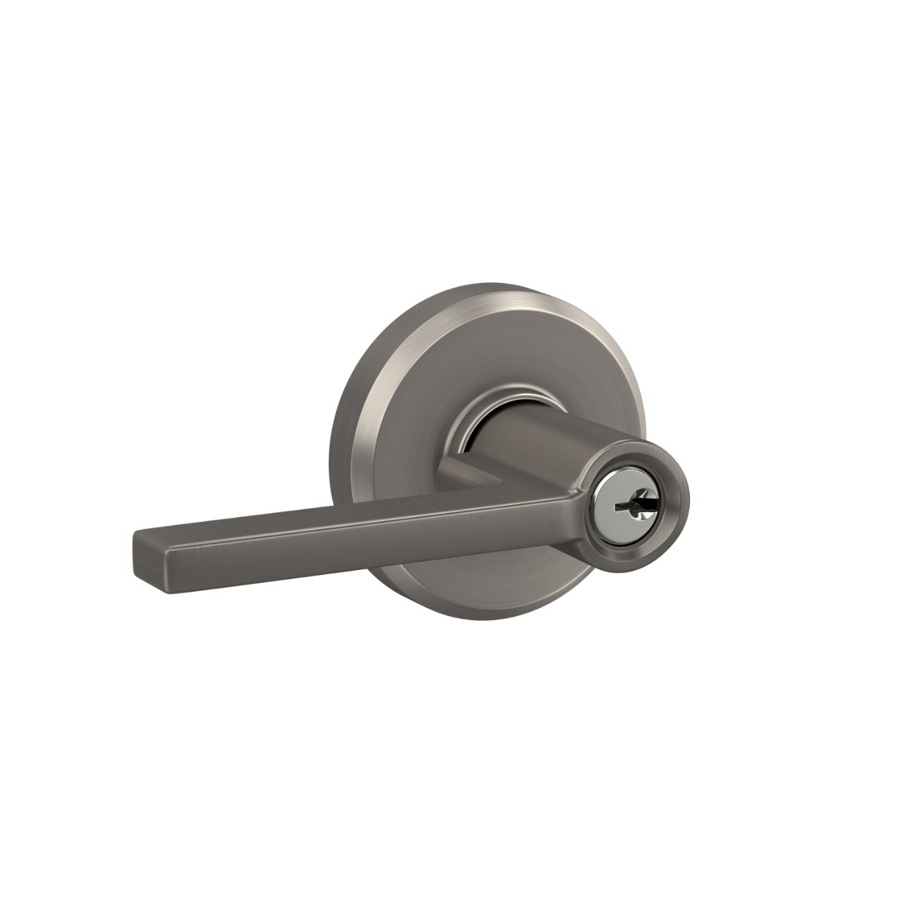 Latitude Lever Keyed Entry Lock with Greyson Trim
