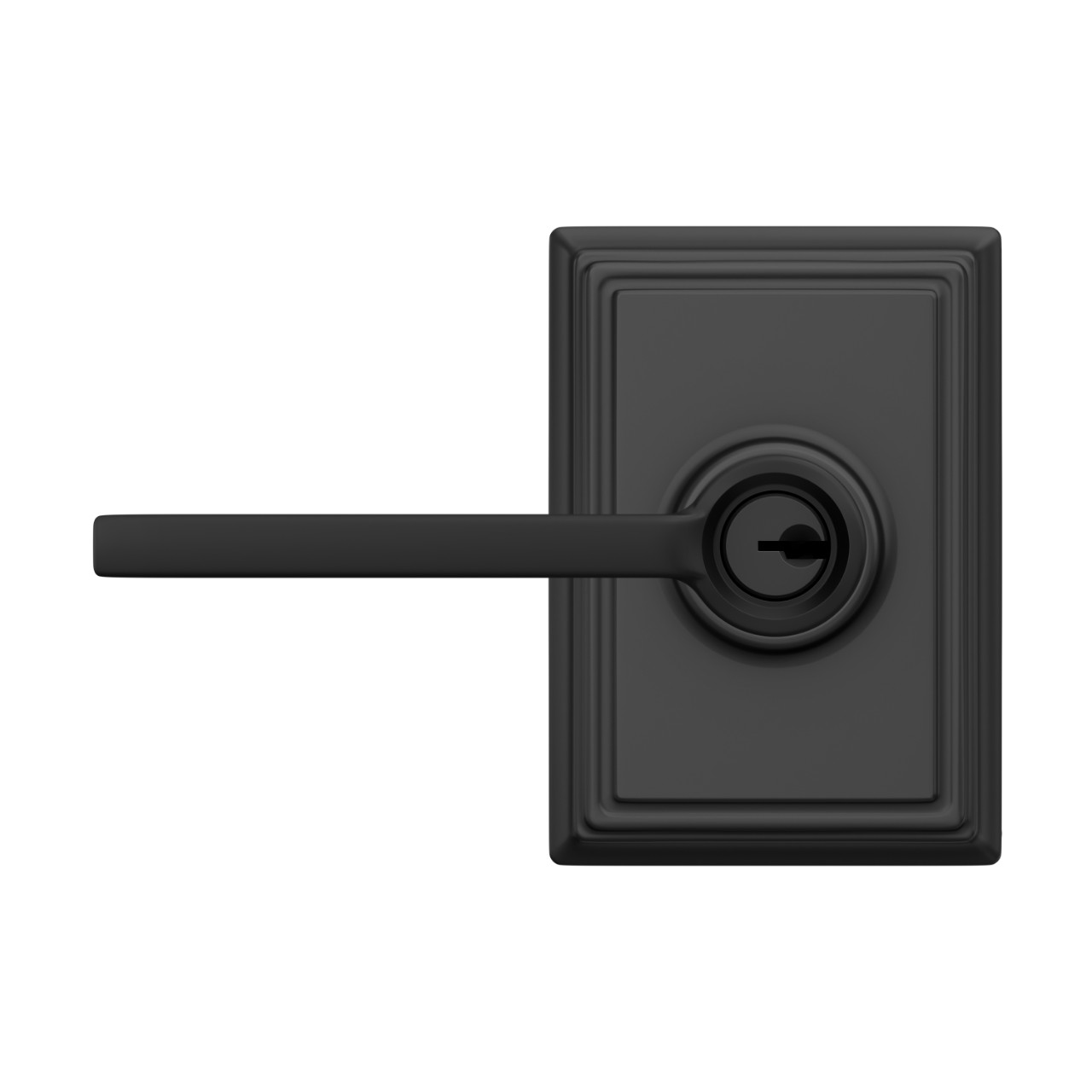 Latitude Lever Keyed Entry Lock with Addison Trim
