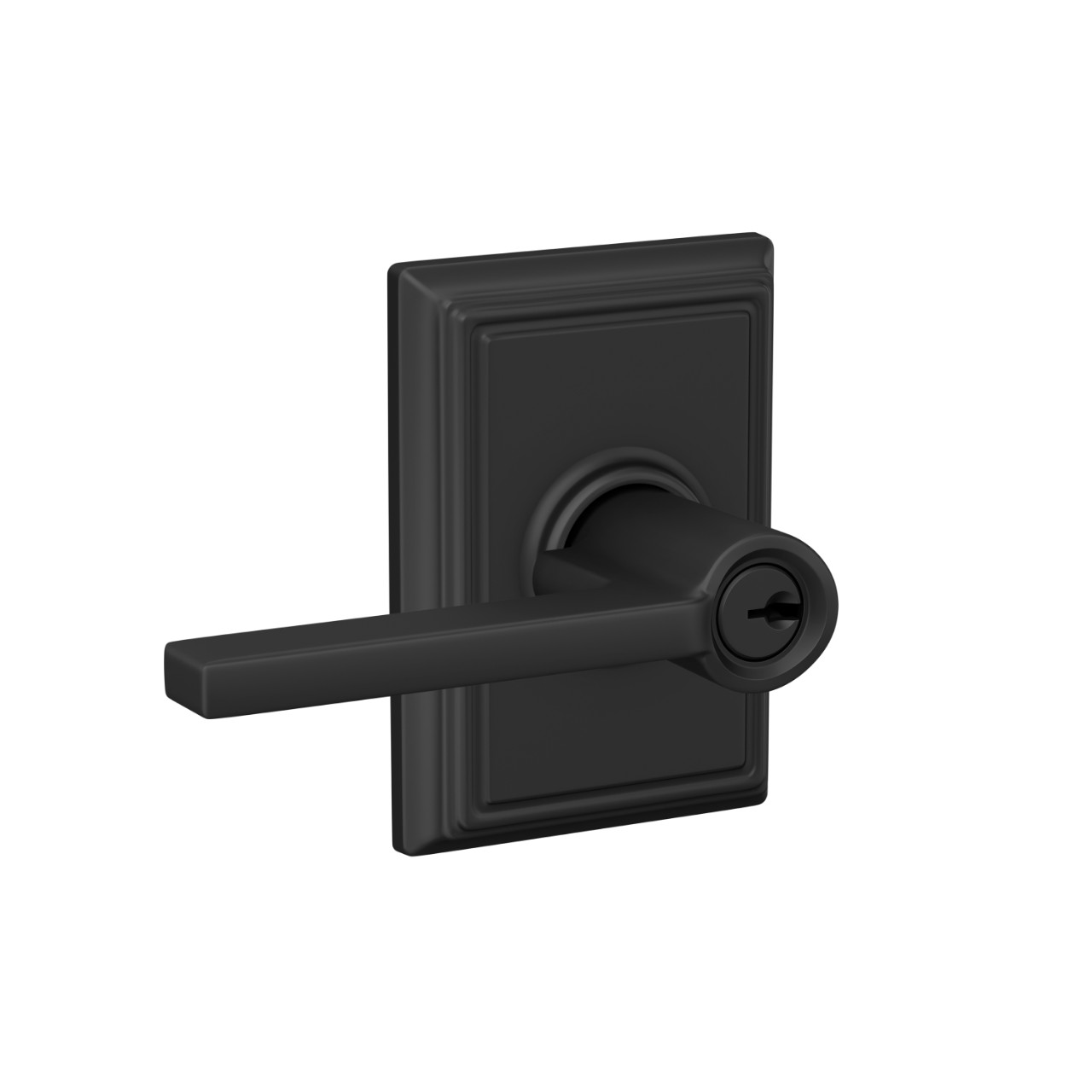 Latitude Lever Keyed Entry Lock with Addison Trim