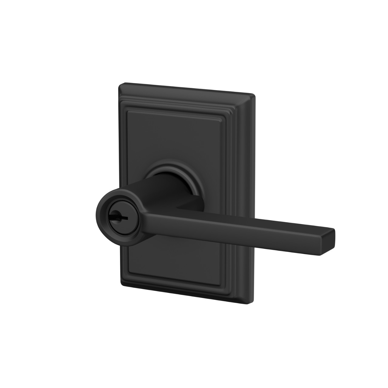Latitude Lever Keyed Entry Lock with Addison Trim