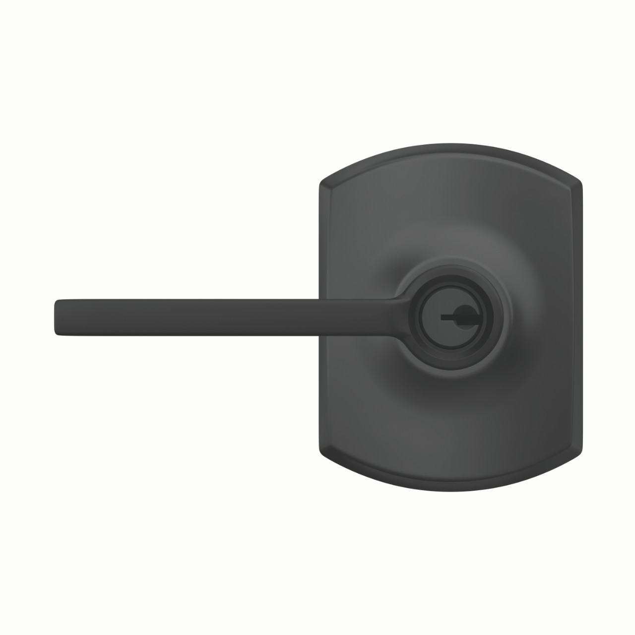 Latitude Lever Keyed Entry Lock with Greenwich Trim