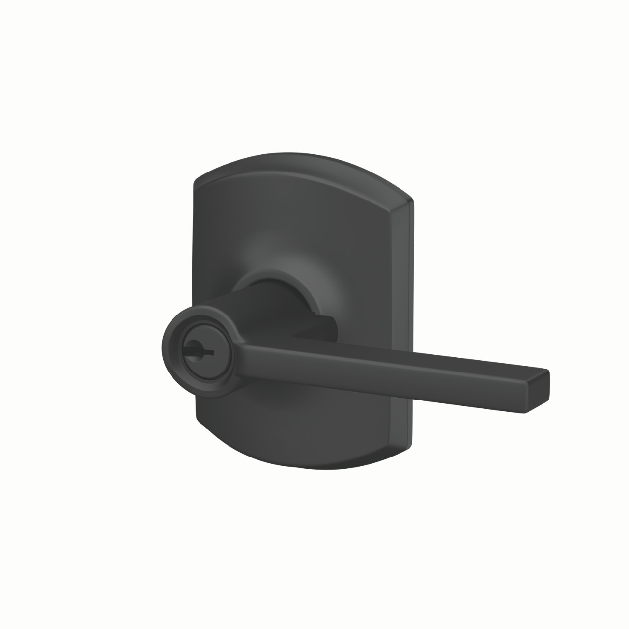 Latitude Lever Keyed Entry Lock with Greenwich Trim