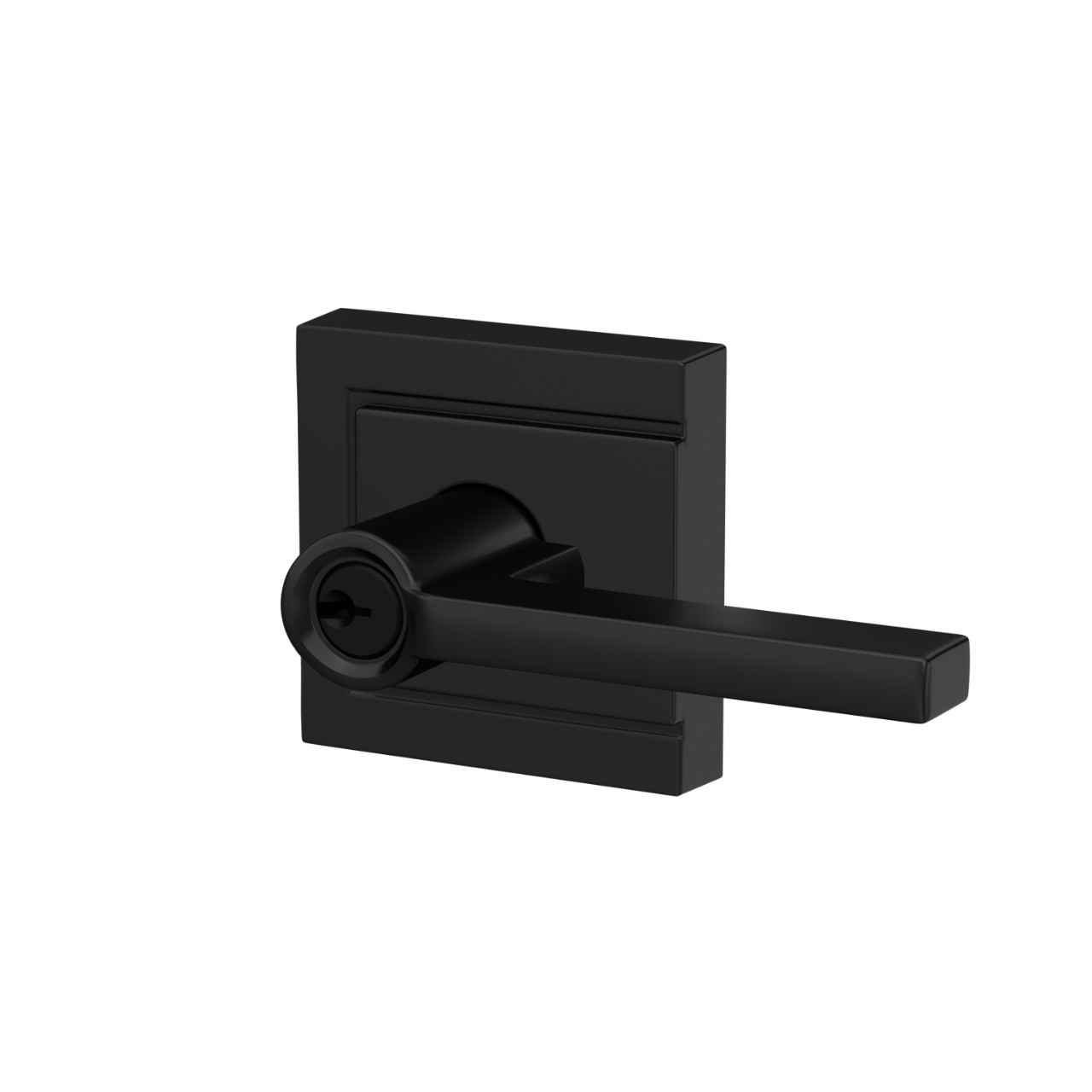 Latitude Lever Keyed Entry Lock with Upland Trim