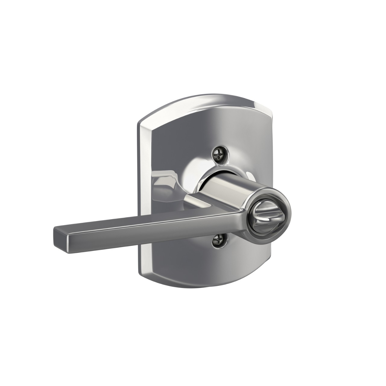 Latitude Lever Keyed Entry Lock with Greenwich Trim