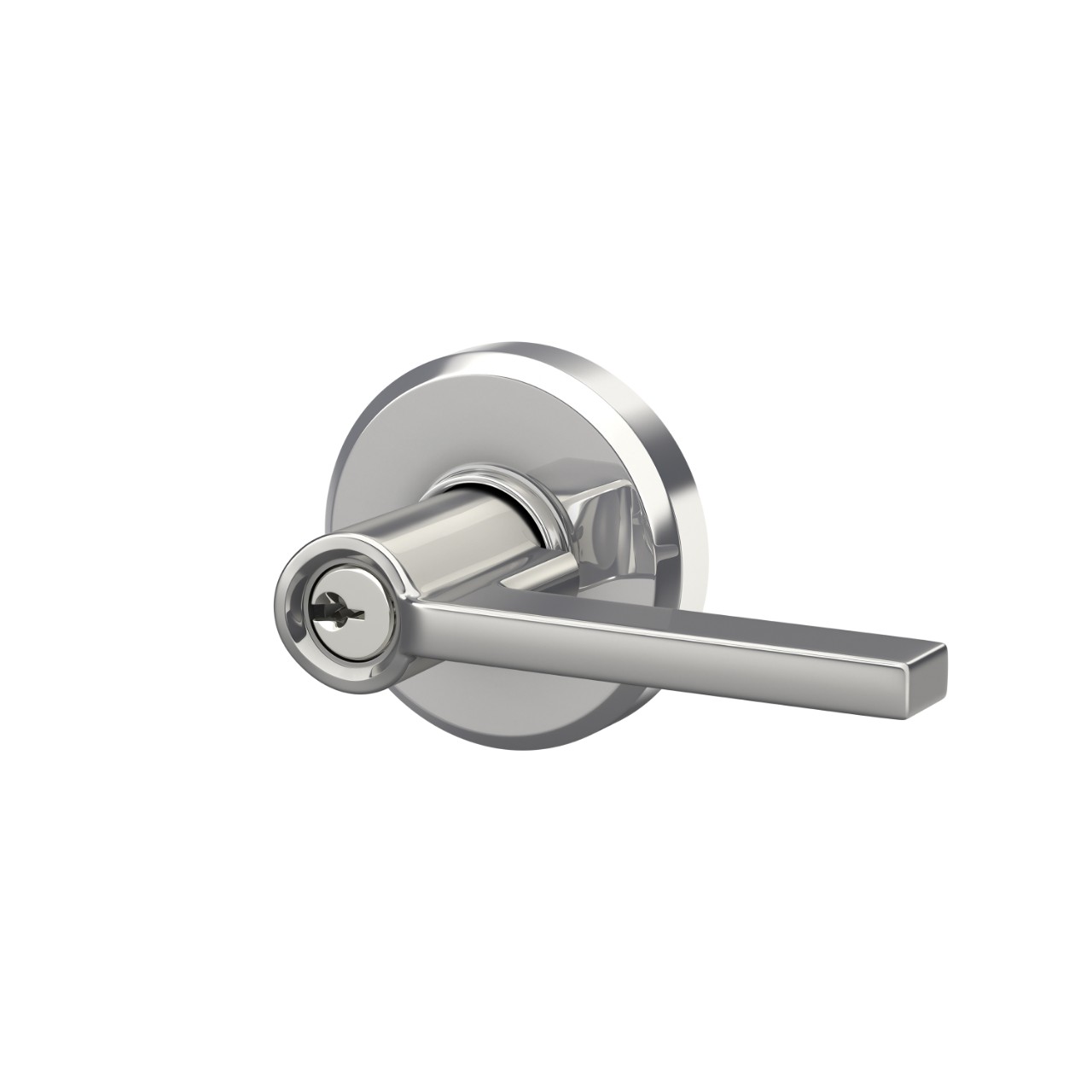 Latitude Lever Keyed Entry Lock with Greyson Trim