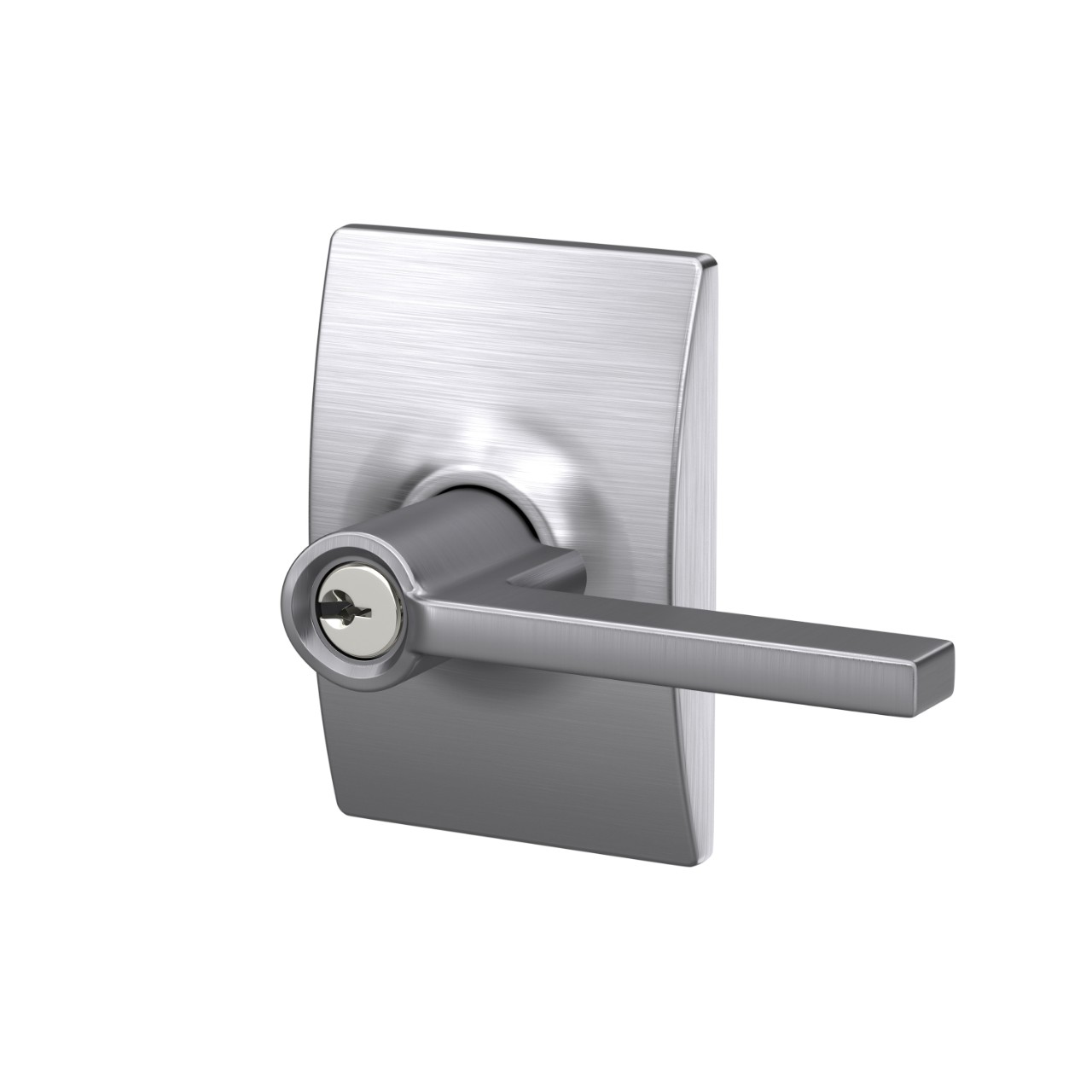 Latitude Lever Keyed Entry Lock with Century Trim