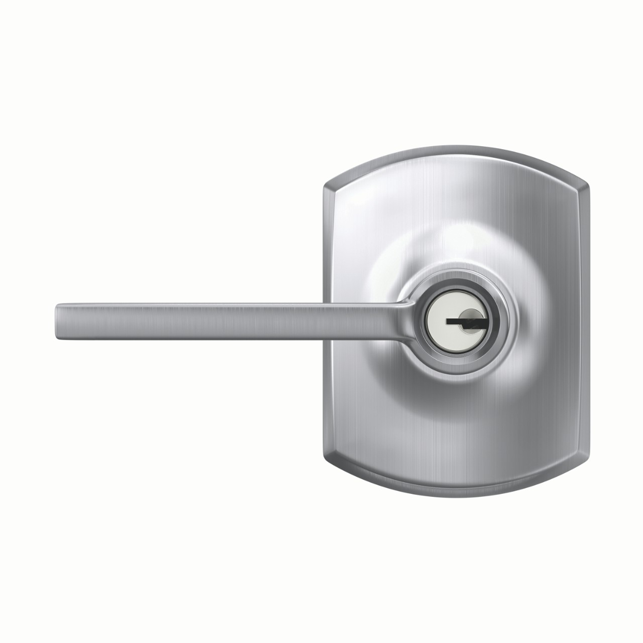 Latitude Lever Keyed Entry Lock with Greenwich Trim