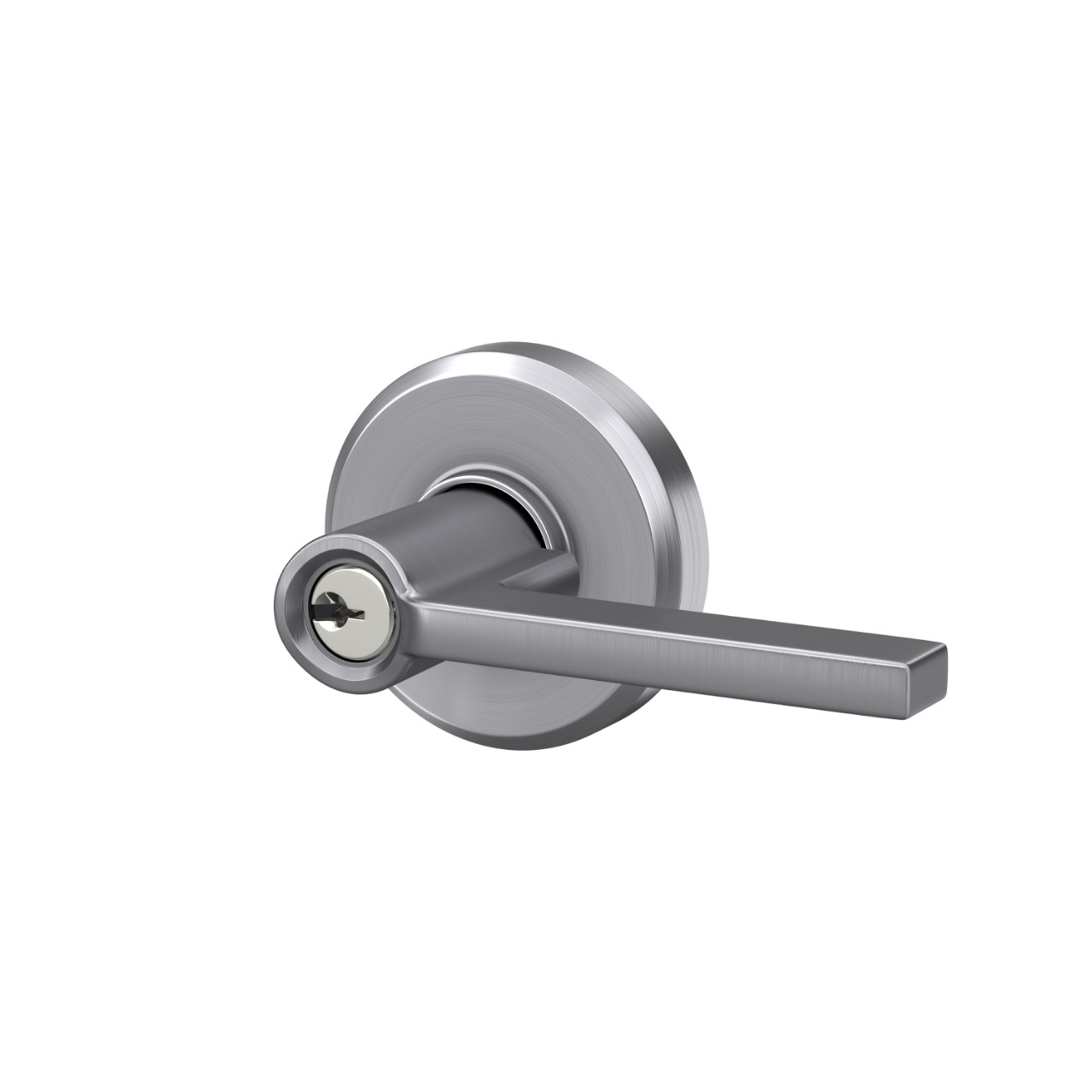 Latitude Lever Keyed Entry Lock with Greyson Trim